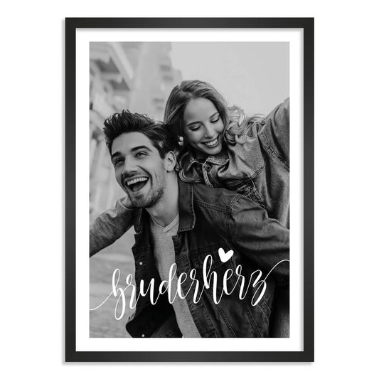 Kunstdruck-Poster Nr. 7 "Foto" als personalisiertes Geschenk mit deinem eigenem Foto