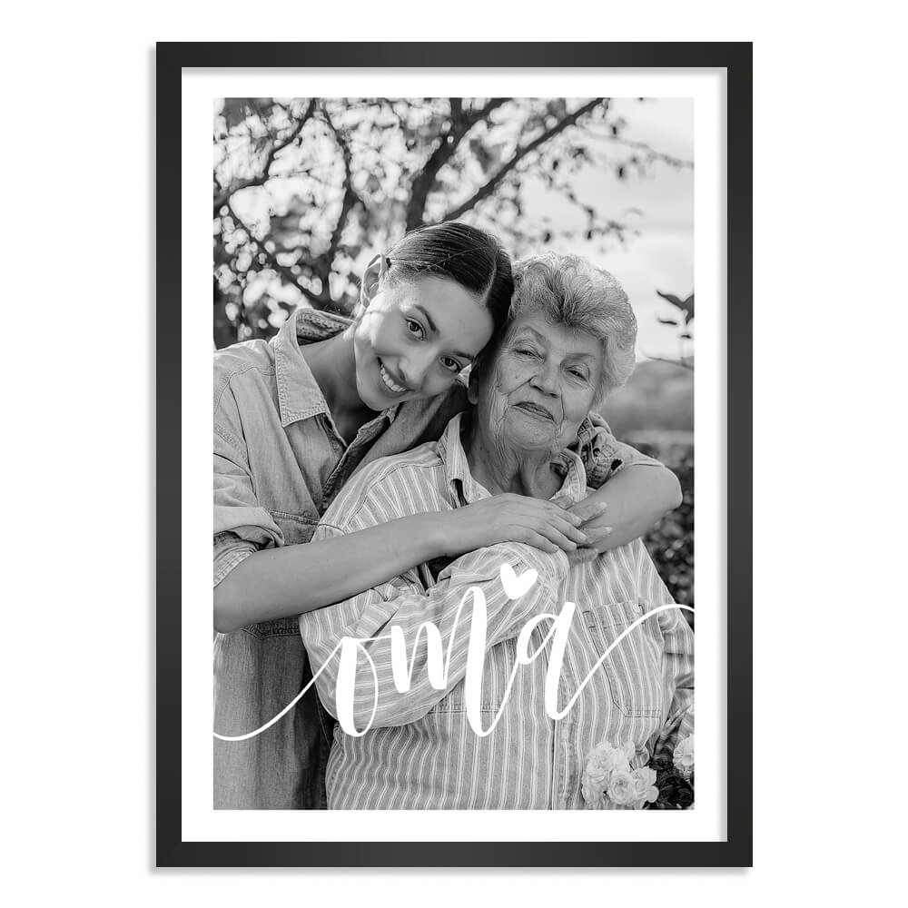Kunstdruck-Poster Nr. 7 "Foto" als personalisiertes Geschenk mit deinem eigenem Foto