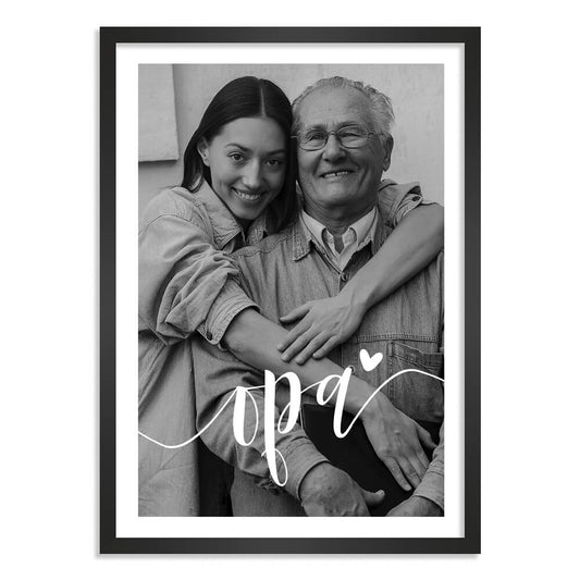 Kunstdruck-Poster Nr. 7 "Foto" als personalisiertes Geschenk mit deinem eigenem Foto