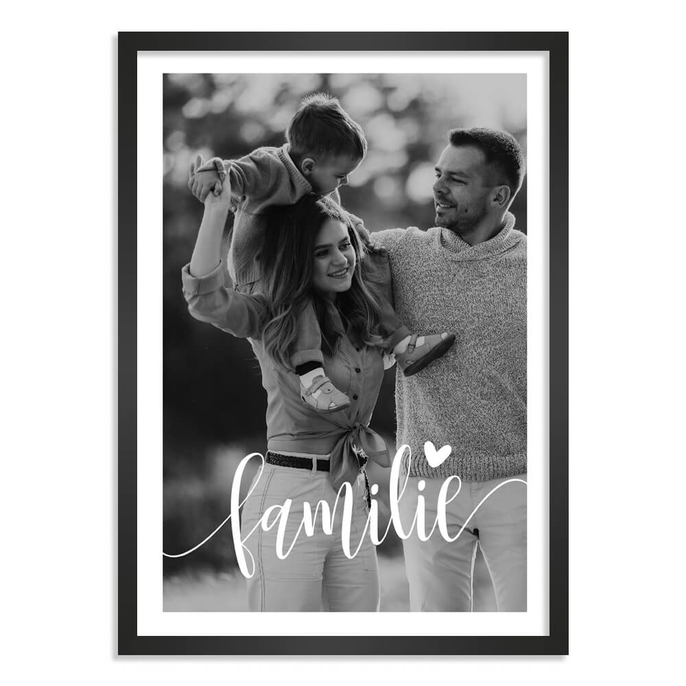 Kunstdruck-Poster Nr. 7 "Foto" als personalisiertes Geschenk mit deinem eigenem Foto