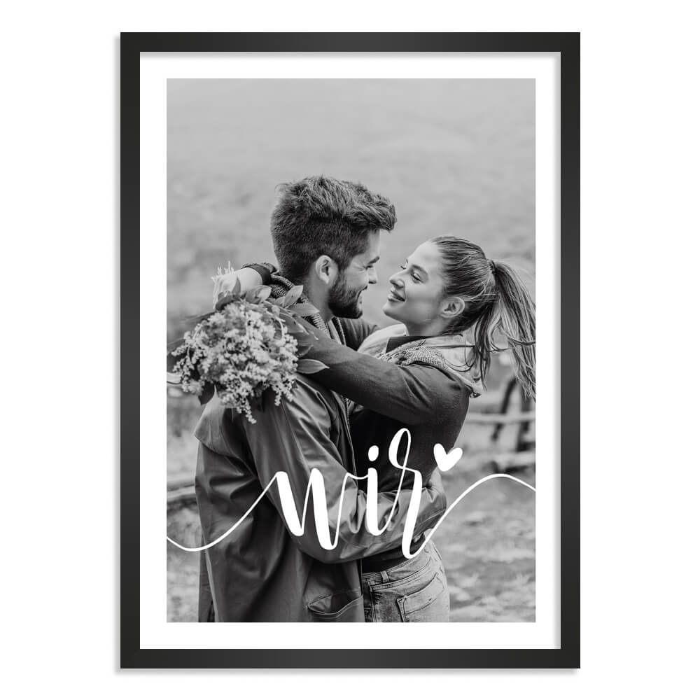 Kunstdruck-Poster Nr. 7 "Foto" als personalisiertes Geschenk mit deinem eigenem Foto