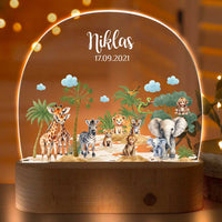 Personalisierte Nachtlampe als Geschenk für Kinder | Nachtlicht mit Namen