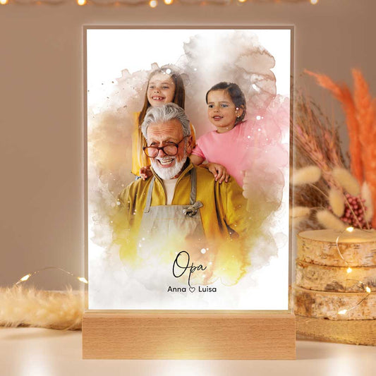 Personalisiertes Acrylbild Nr. 8 "Aquarell" | Fotogeschenk