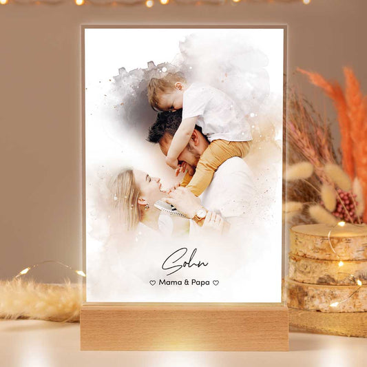 Personalisiertes Acrylbild Nr. 8 "Aquarell" | Fotogeschenk