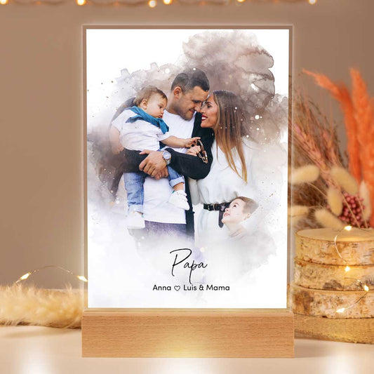 Personalisiertes Acrylbild Nr. 8 "Aquarell" | Fotogeschenk