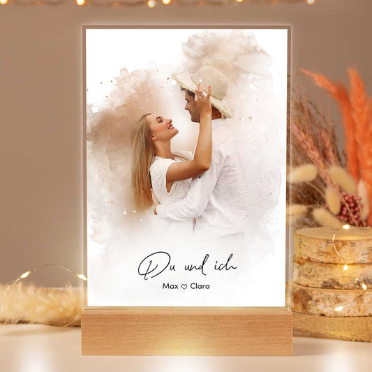 Personalisiertes Acrylbild Nr. 8 "Aquarell" | Fotogeschenk