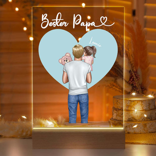 Personalisierte LED-Lampe aus Acrylglas "My Family #2"