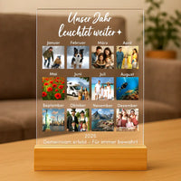 Personalisiertes Bild auf Acrylglas "Jahresrückblick"