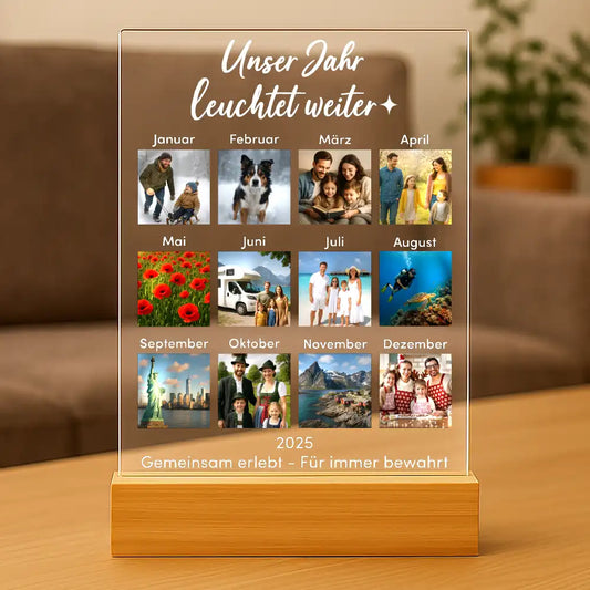 Personalisiertes Bild auf Acrylglas "Jahresrückblick"
