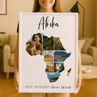 Personalisiertes Wandbild "Unser Urlaub"