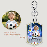 Kinder-Schlüsselanhänger: Verein Fußball ID Card