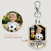 Kinder-Schlüsselanhänger: National-Team Fußball ID Card