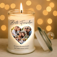 Personalisierte Duftkerze "Das Puzzleteil, dass uns zusammenhält #1"