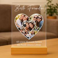 Personalisiertes Bild auf Acrylglas "Das Puzzleteil, dass uns zusammenhält #1"