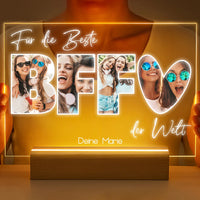 Personalisierte LED-Lampe aus Acrylglas "Fotocollage #3"