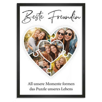 Personalisiertes Poster "Das Puzzleteil, dass uns zusammenhält #1"