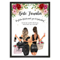 Personalisiertes Poster "Auf uns!"