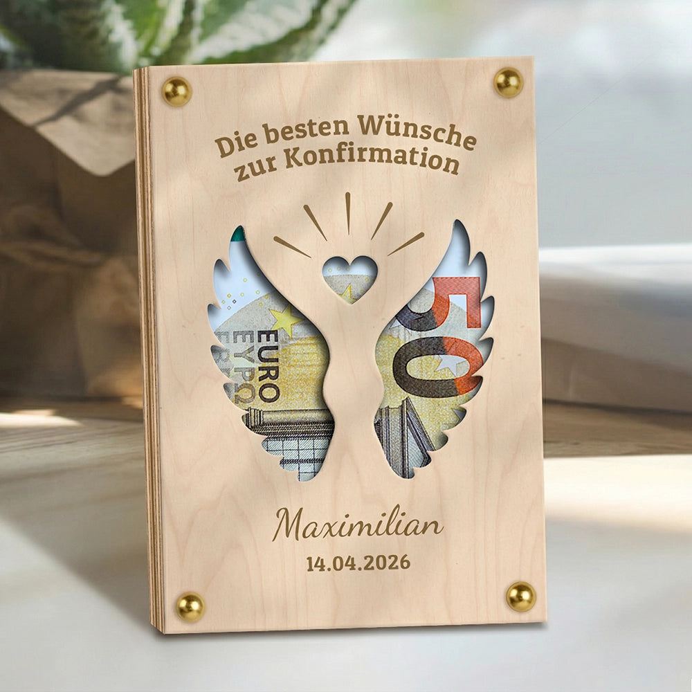Geldgeschenk: Personalisierbarer Symbol-Wunscherfüller für Kinder