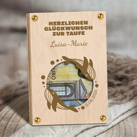 Geldgeschenk: Personalisierbarer Wunscherfüller zur Taufe