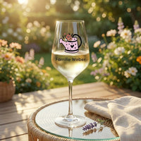 Personalisiertes Weinglas "Garten"