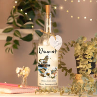 Personalisierte Lichterflasche "Unser Urlaub"