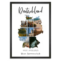 Personalisiertes Poster "Unser Urlaub"