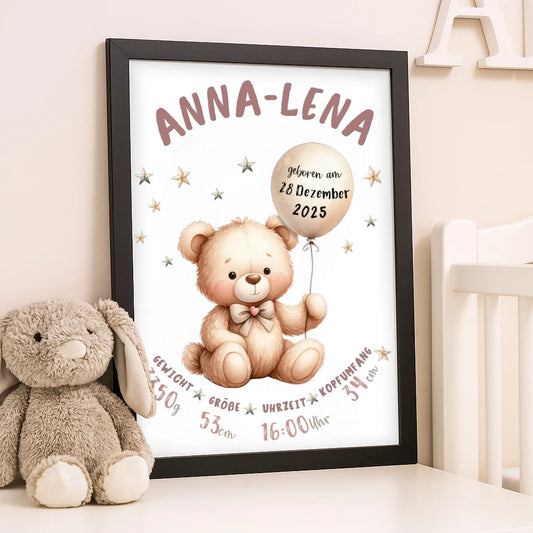 Personalisiertes Poster "Mein Geburtstag"