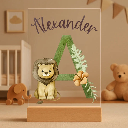 Personalisiertes Bild auf Acrylglas "Jungen Name"
