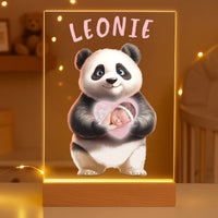 Personalisierte LED-Lampe aus Acrylglas "Mein Lieblingstier"