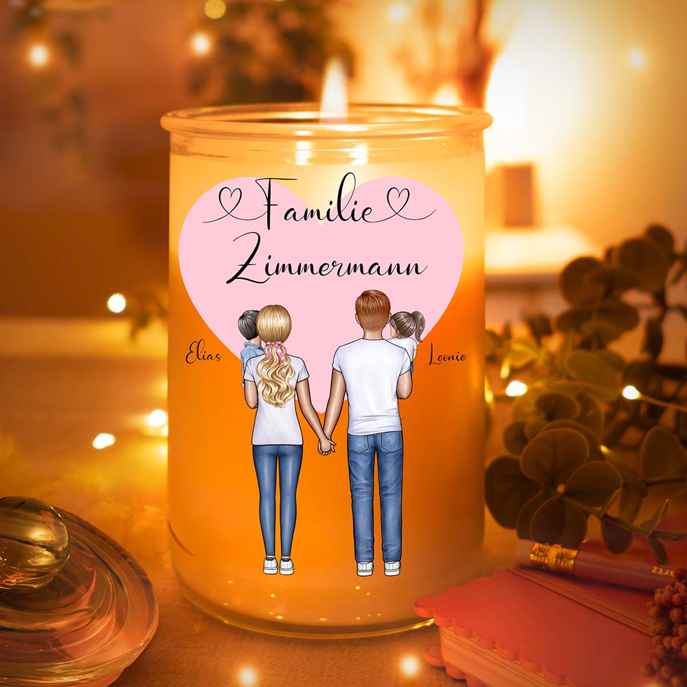 Personalisierte Duftkerze "My Family #2"