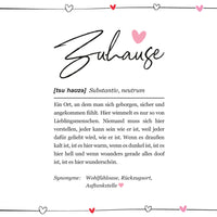 Deko-Glasflasche Nr. 1 "Definition" mit LED Lichterkette & Spruch im DUDEN-Stil als Geschenk | Lichterflasche | Flaschenlicht | LED Deko