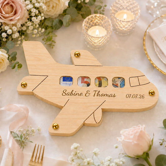 Geldgeschenk: Personalisierbarer Wunscherfüller "Jumbo" zur Hochzeit