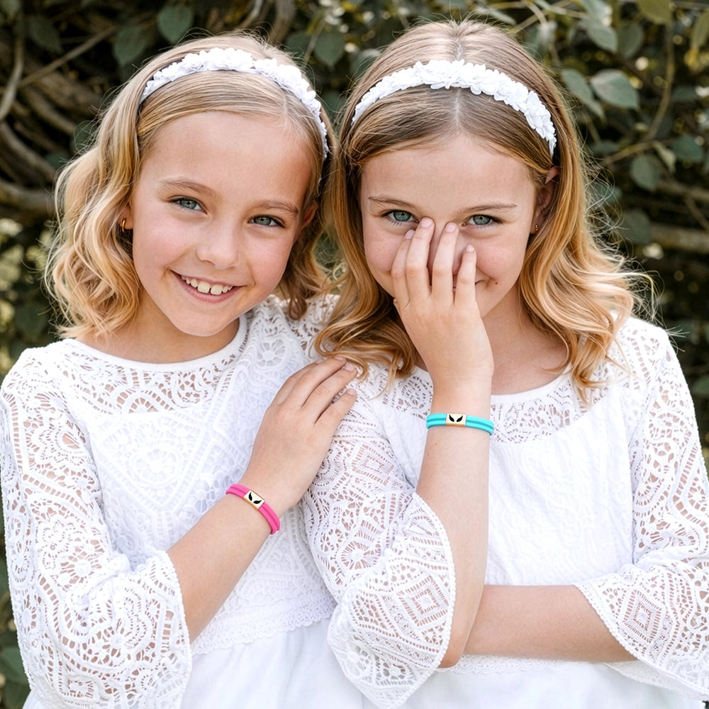 Kinder-Armband: Segeltau Armband mit individueller Wunschgravur