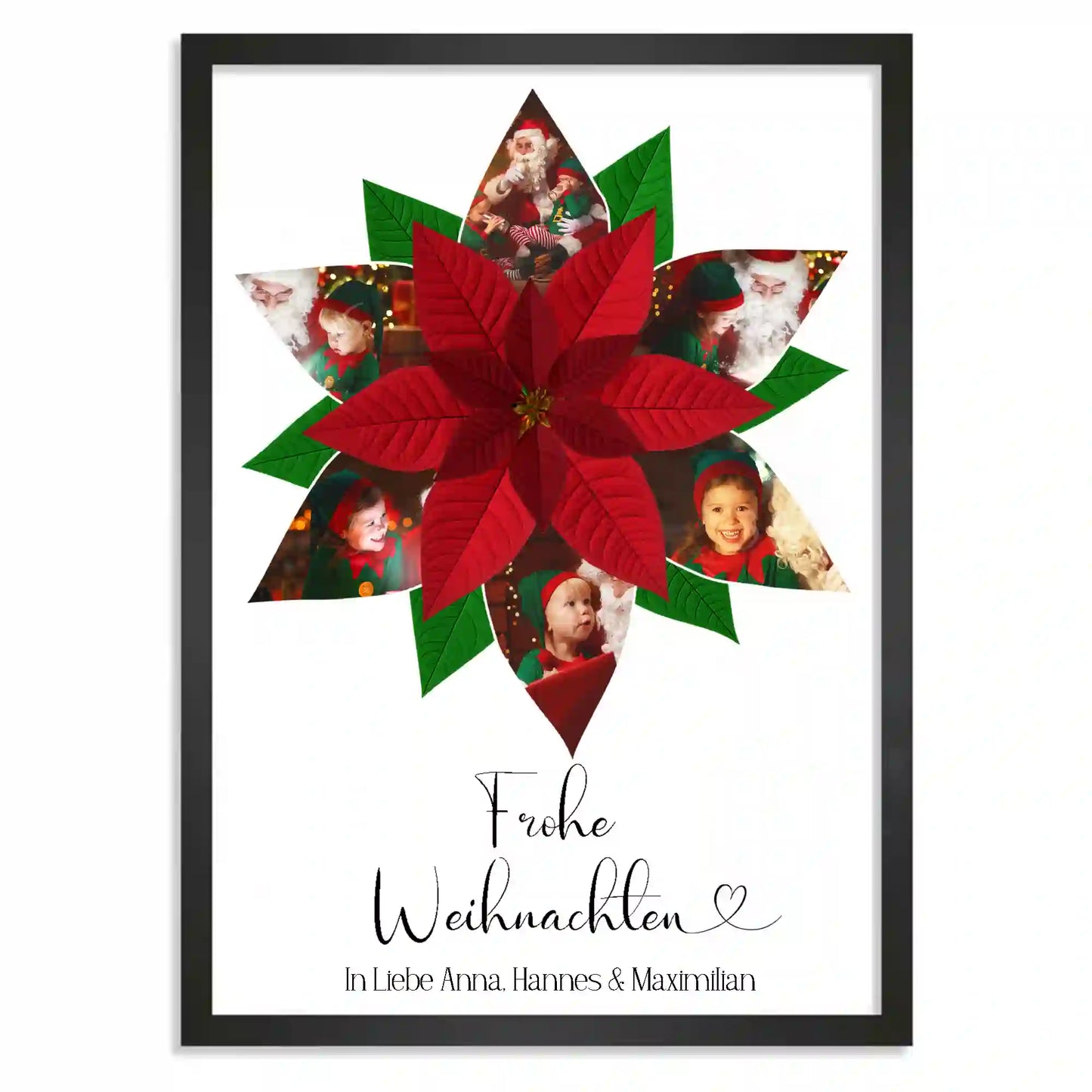 Personalisiertes Poster "Fotocollage #7 Blume"