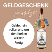 Personalisierte Lichterflasche "Brautpaar #1"