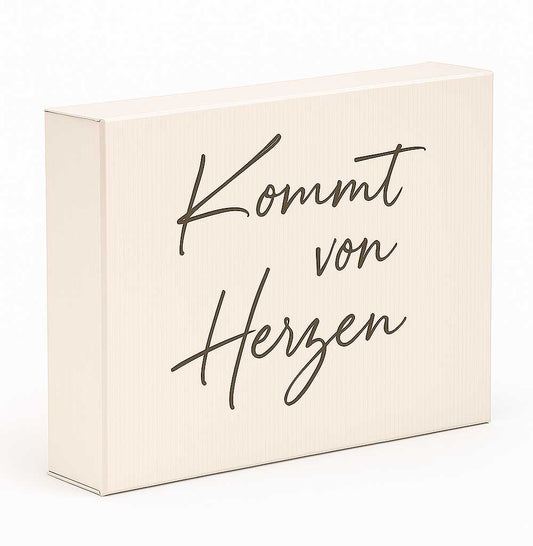 Geschenkverpackung für Acryllampen & Bilder | Goldprint-Veredelung