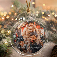Acrylglas-Weihnachtskugel - personalisierbar mit deinem Bild