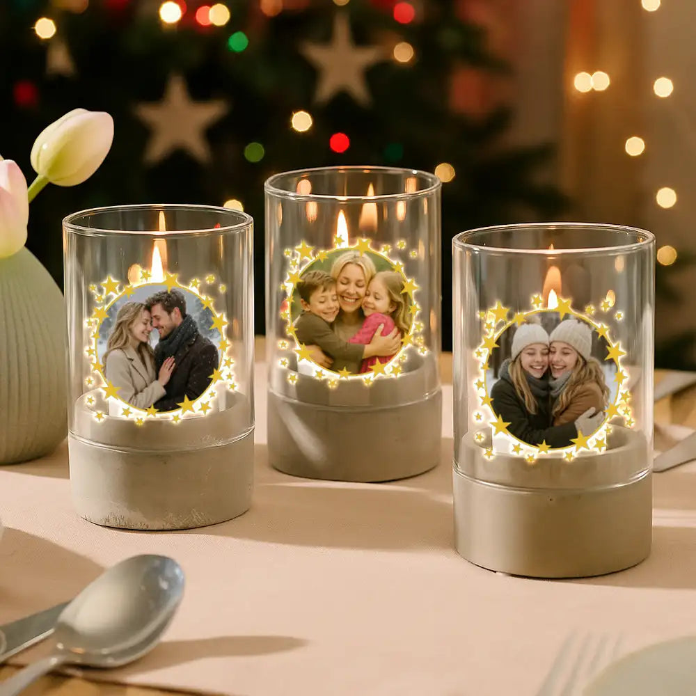 Personalisiertes Windlicht "Sternenhimmel"