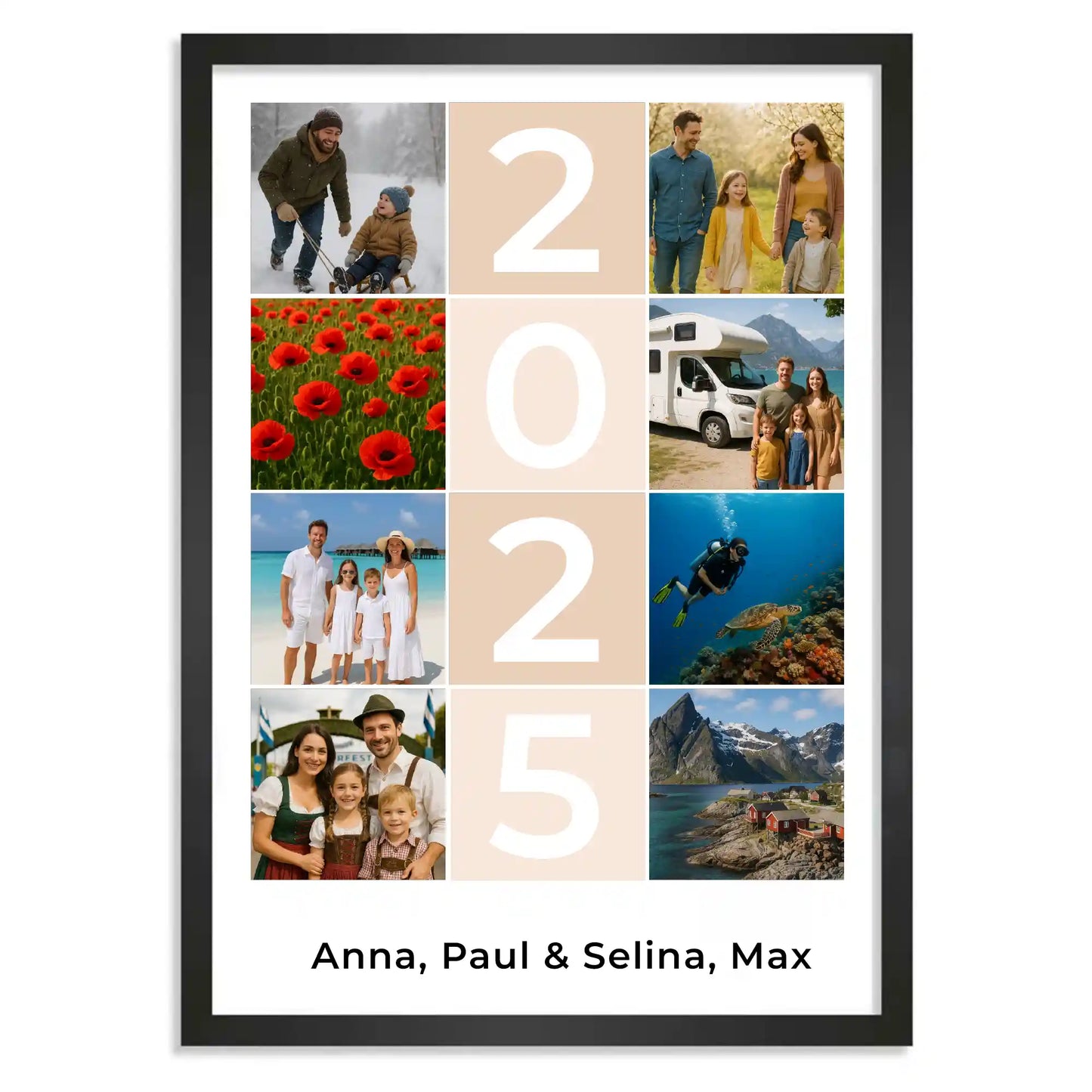 Personalisiertes Poster "Fotocollage #4"