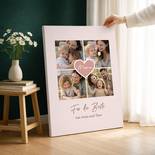 Personalisierte Leinwand "Fotocollage #2"