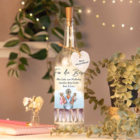 Personalisierte Lichterflasche "My Family"