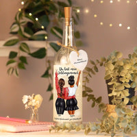 Personalisierte Lichterflasche "Beste Freundin #1"
