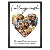 Personalisiertes Poster "Das Puzzleteil, dass uns zusammenhält #1"