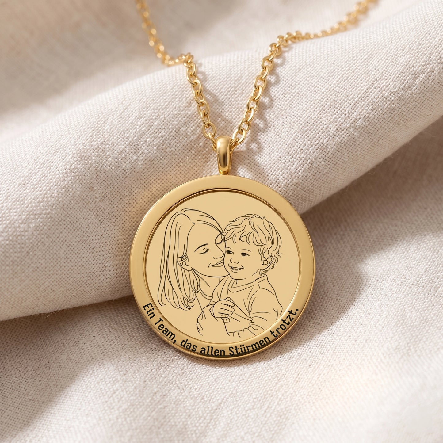 Halskette für eine LineArt-Gravur