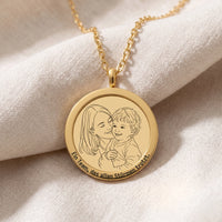 Halskette für eine LineArt-Gravur