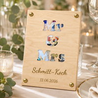 Geldgeschenk: Personalisierbarer Wunscherfüller "MR. & MRS." zur Hochzeit