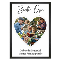 Personalisiertes Poster "Das Puzzleteil, dass uns zusammenhält #1"
