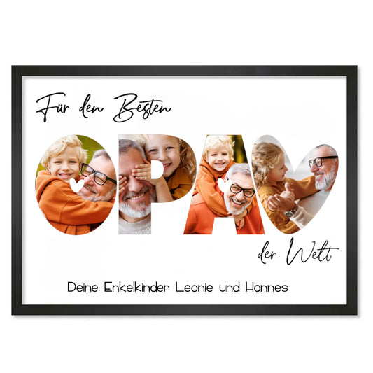 Personalisiertes Poster "Fotocollage #3"