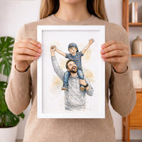Personalisiertes Poster "Papa" | diverse Stile