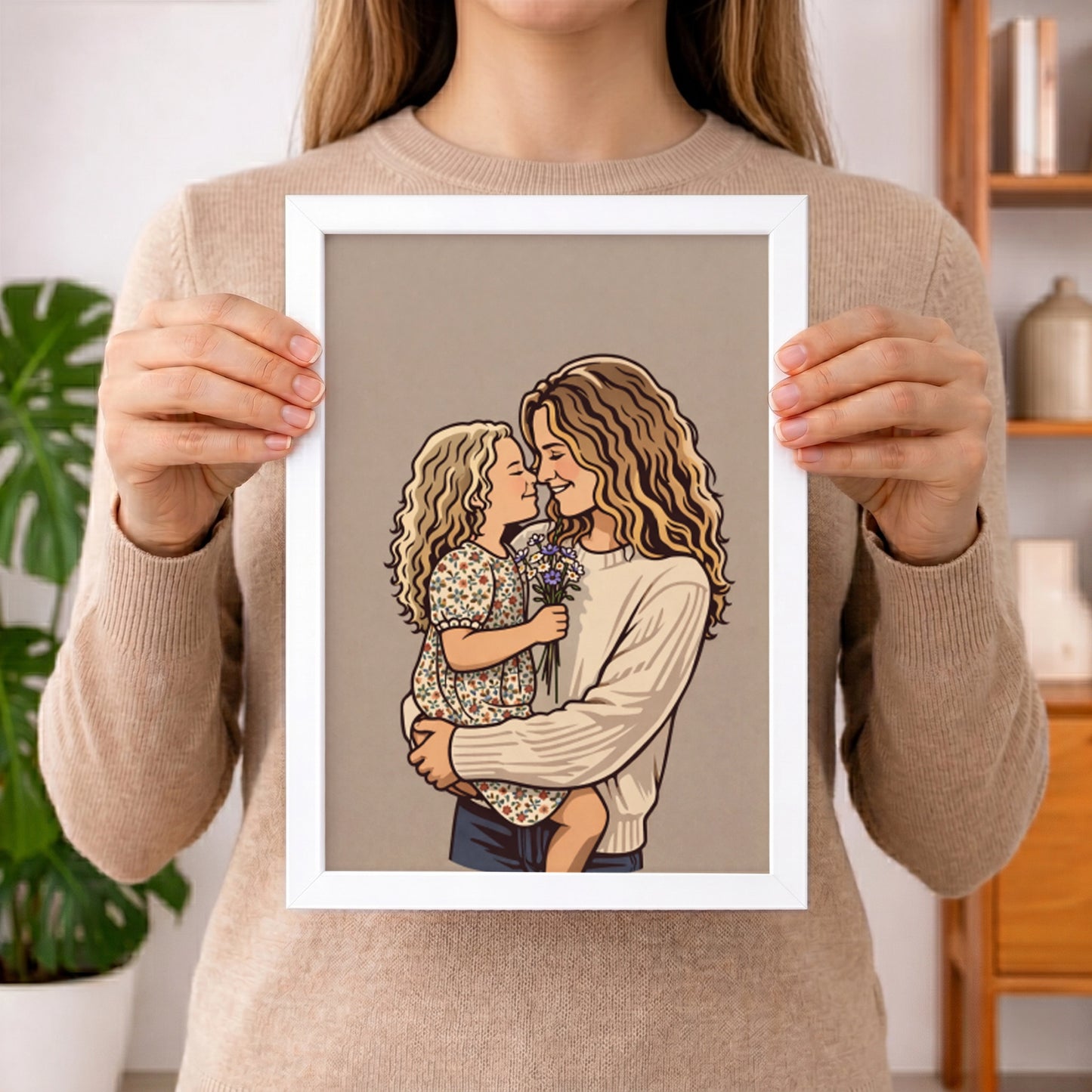 Personalisiertes Poster Portrait "Mama" | diverse Stile